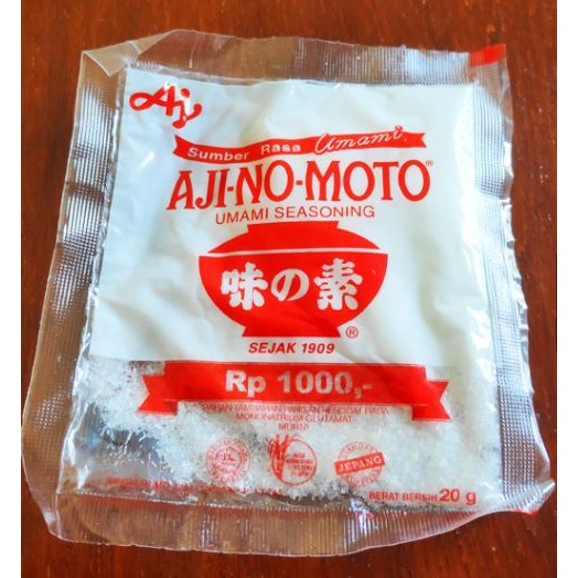 

BUMBU PENYEDAP RASA AJINOMOTO 20 GRAM 1000an 1 RENTENG ISI 10