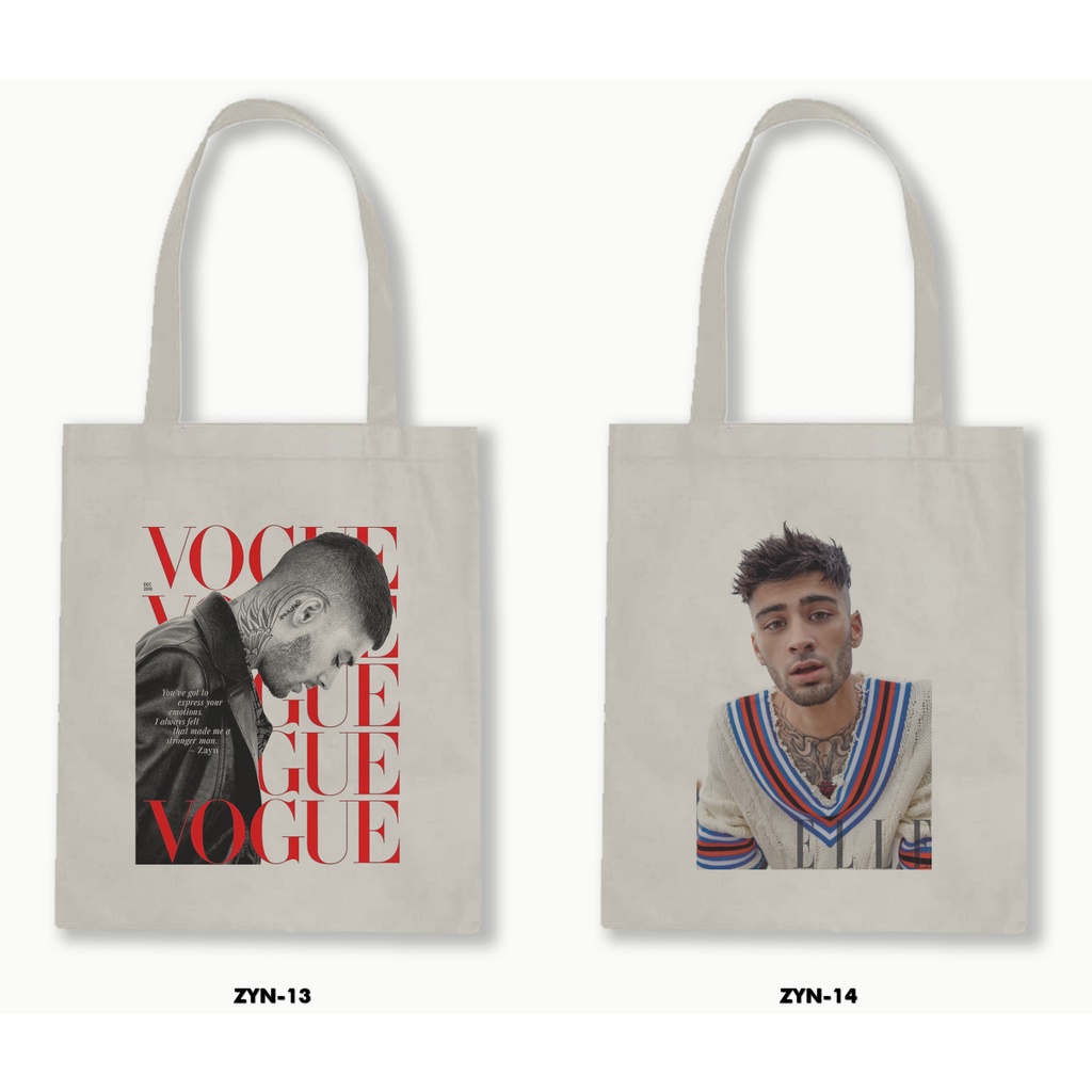 TOTE BAG BLACU - ZAYN MALIK .01