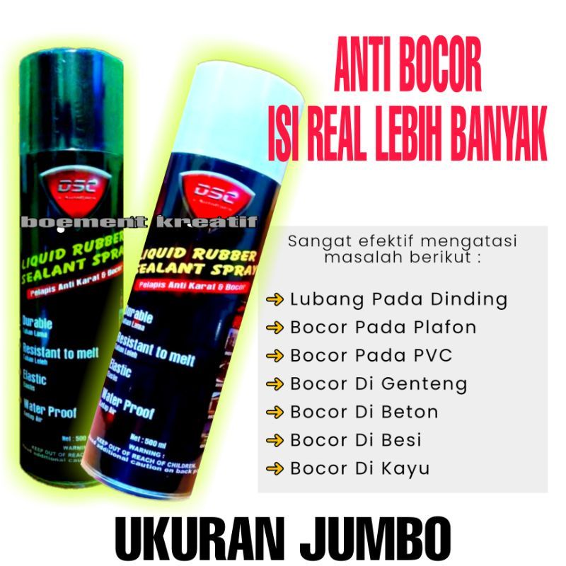 Semprot anti bocor atap rumah /rubber sealant waterproof/penambal bocor