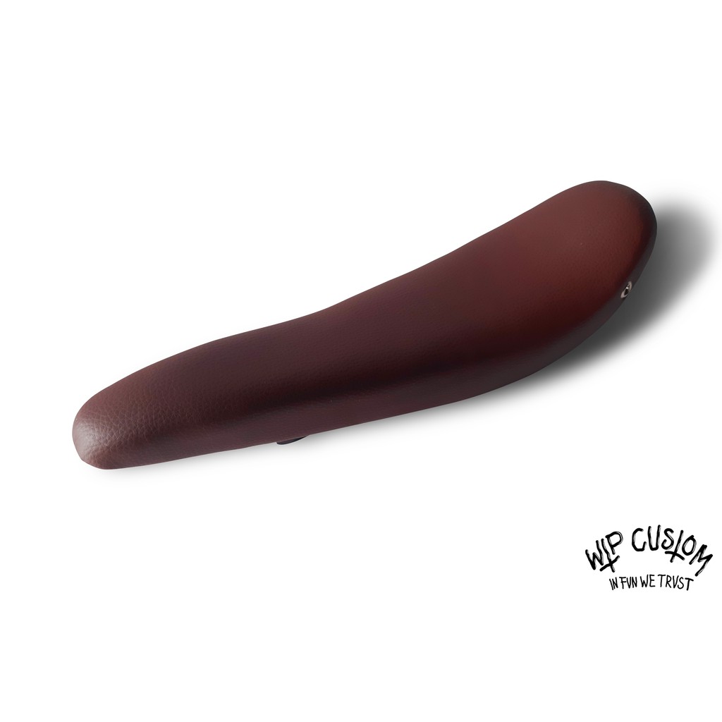 SADEL BANANA. JOK BANANA LOWRIDER. SADEL SEPEDA LOW RIDER COKLAT POLOS