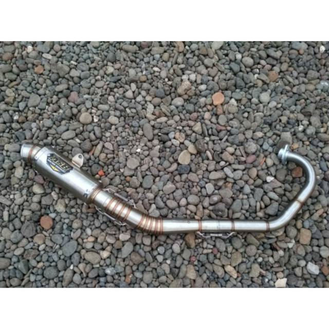 Knalpot original A B Racing Exhaust for CB Fu Sonic Verza 