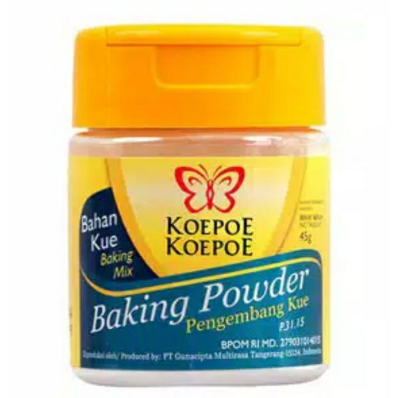 

BAKING POWDER KOEPOE KOEPOE 45GR