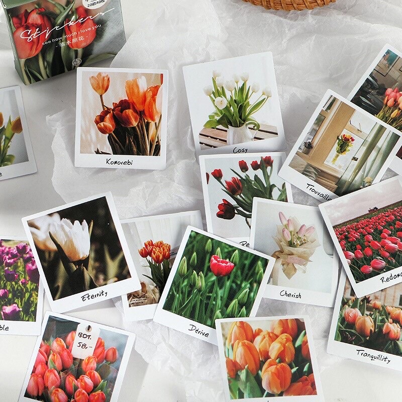 

Stiker Flowers Edition (2PCS)/Stiker untuk jurnal | Decorating | Planner | DIY | Paper | Scrapbook