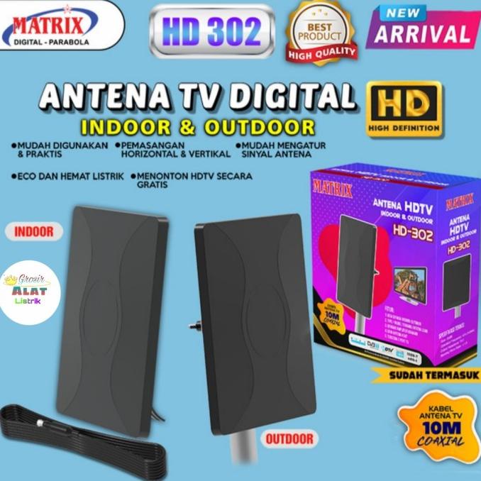 Diskon Antena Digital Hd 302 Matrix/ Antena Digital Indoor Outdoor