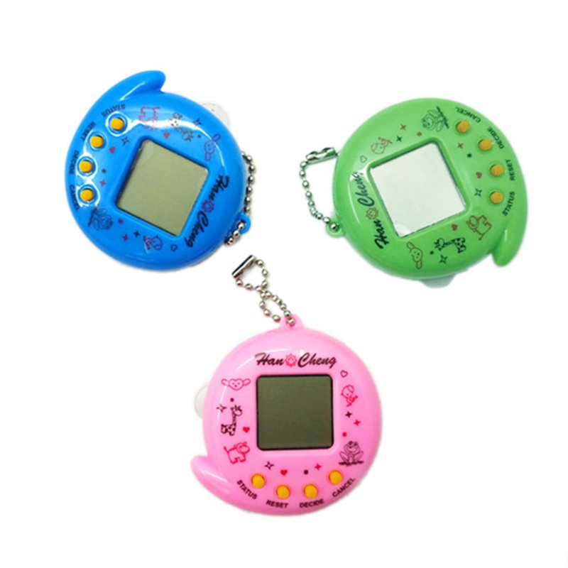 Mary Fidget Keychain Mainan Konsol Game Genggam Nostalgia Pemutar Game Populer 80's Untuk w/Suara Elektronik Hewan Peliharaan Kecemasan Pe