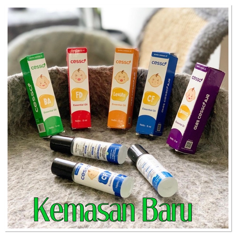 Cessa Cough N Flu (0-2th) Essential Oil Pereda Batuk &amp; Pilek Bayi Aromaterapi Alami Oles Baby