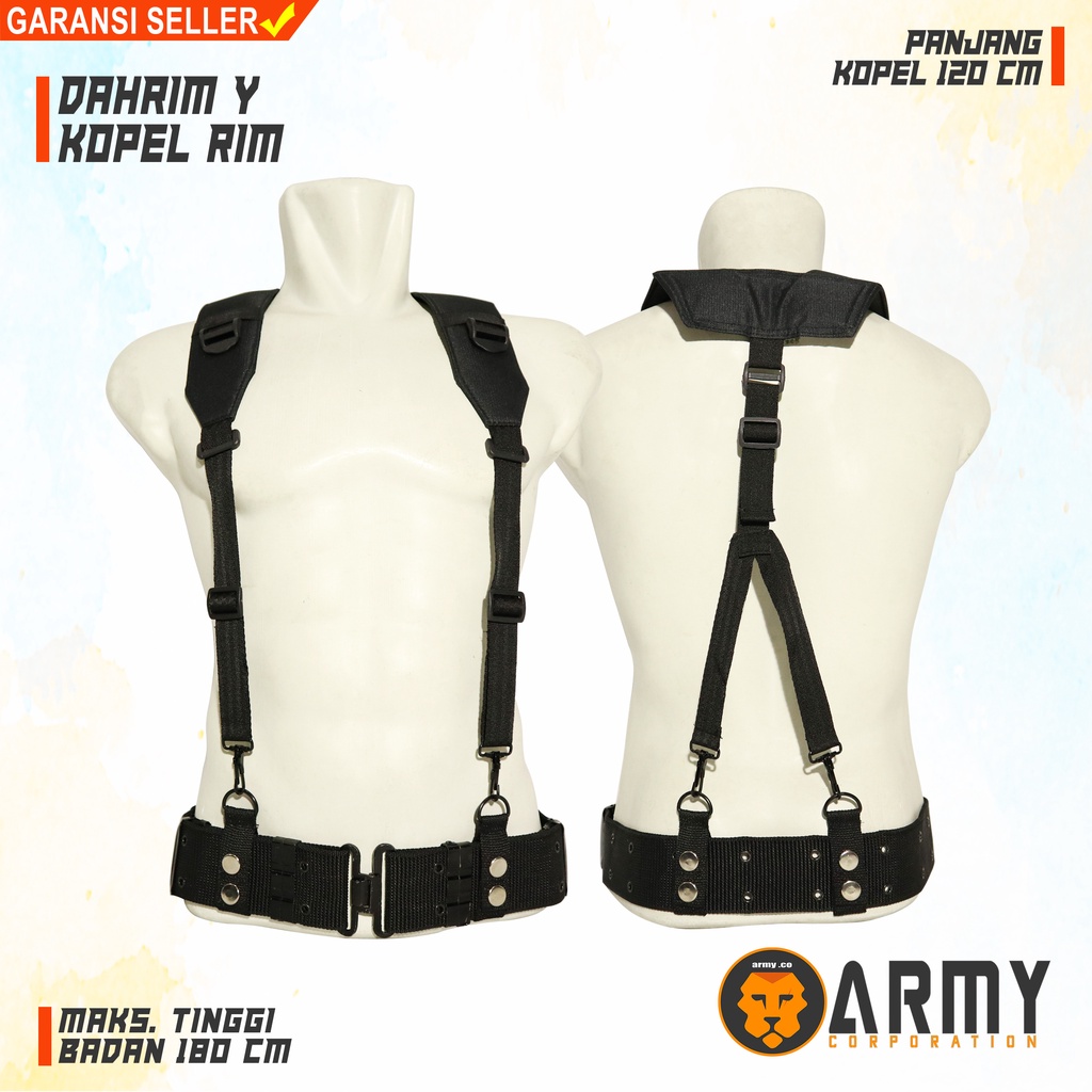 dahrim Y + kopel rim + cantolan satu set
