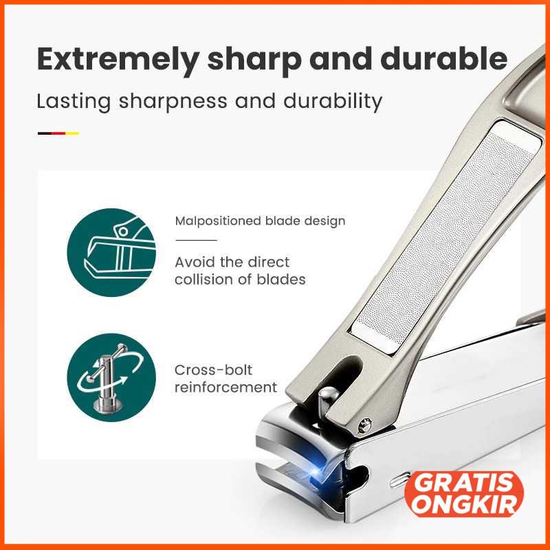 Gunting Kuku Nail Clippers Stainless Steel - Mr-11112