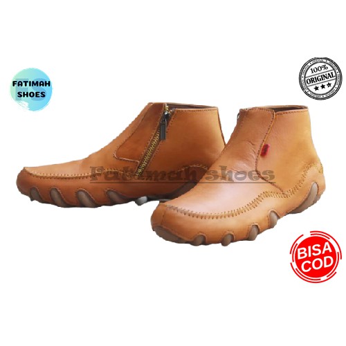 Sepatu Formal Boots Pria Bahan Kulit Asli Maldini Original Sepatu Semi Boots Pria Kulit Murah