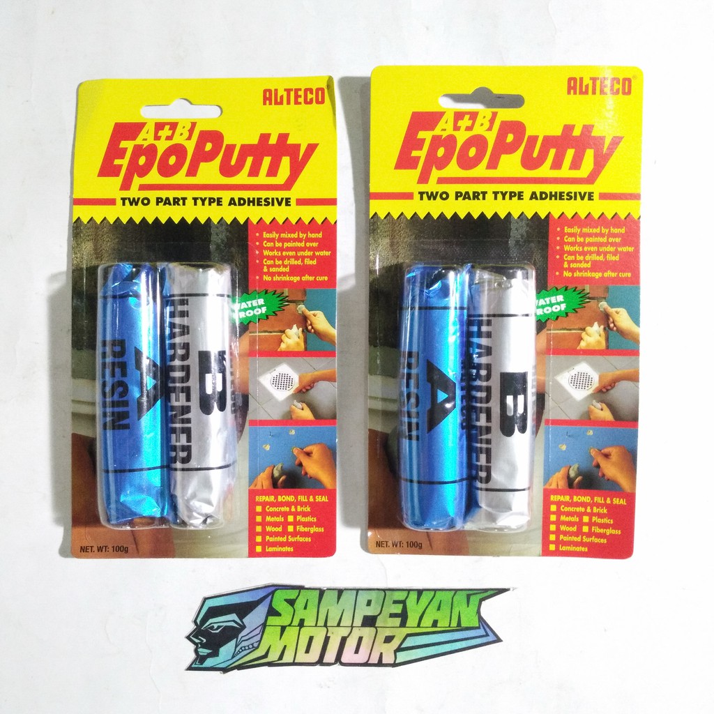 

Alteco Lem Bengkel Lem Porting Epo Putty A Plus B 100 Gr