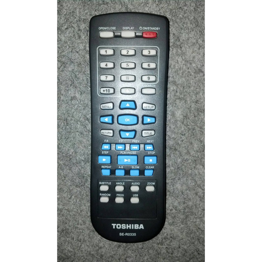 REMOT/REMOTE DVD TOSHIBA SE-R0335 ORI/ORIGINAL/ASLI