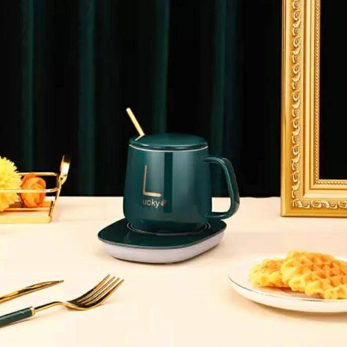 warmer-food- mug warmer premium - merah muda -food-warmer.