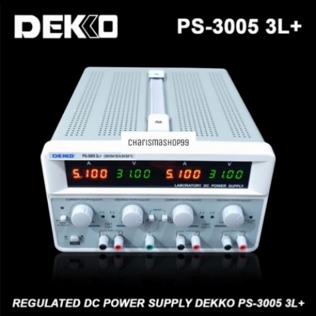 Regulated DC power supplay DEKKO PS-3005 3L+ -30Volt 5A