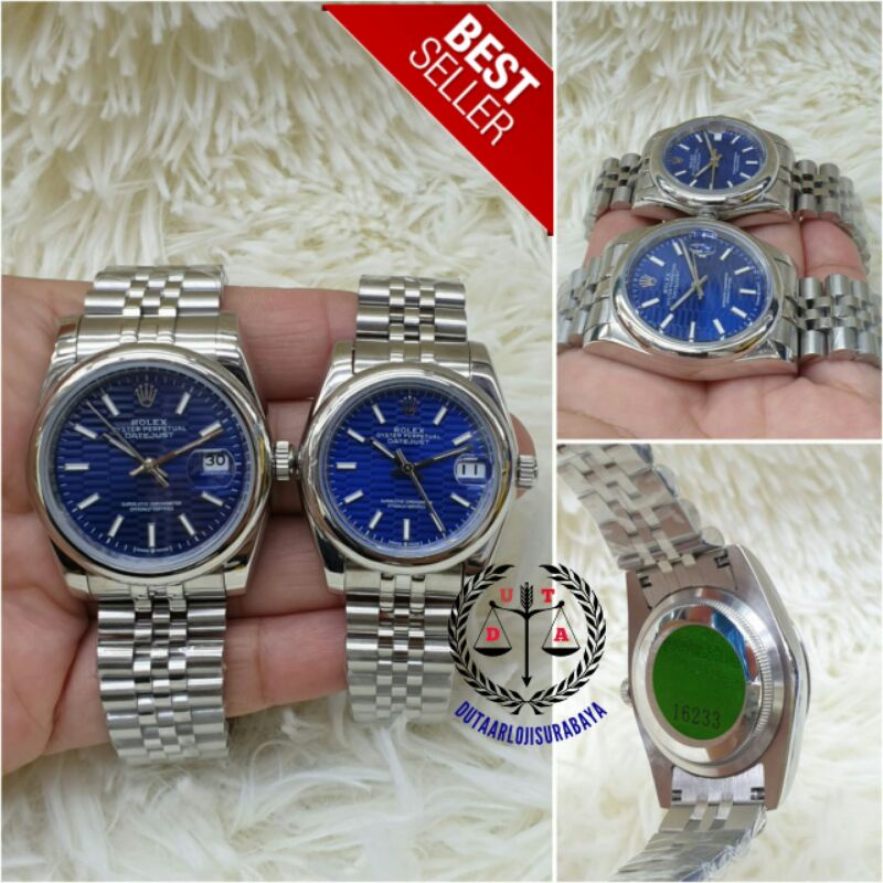 JAM TANGAN COUPLE ROLEX DATEJUST AUTOMATIC KUALITAS ORIGINAL