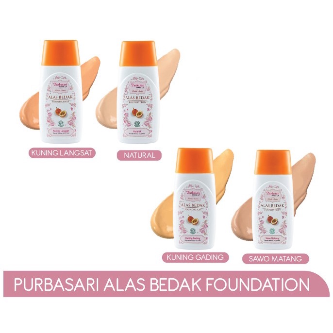 Purbasari Alas Bedak Foundation Make Up Daily Series