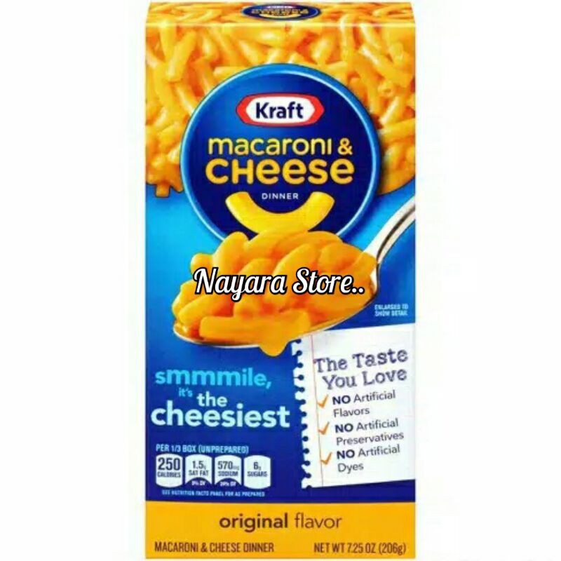 Kraft Macaroni Cheese Original 206 Gr Shopee Indonesia