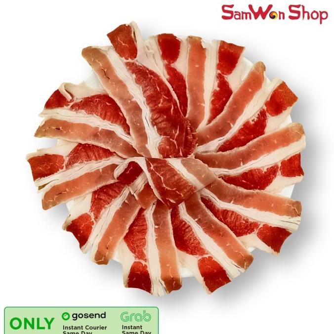 

Sso42 - Us Beef Slice 1 Kg - Daging Sapi Iris Yakiniku Shabu Yolavatika12