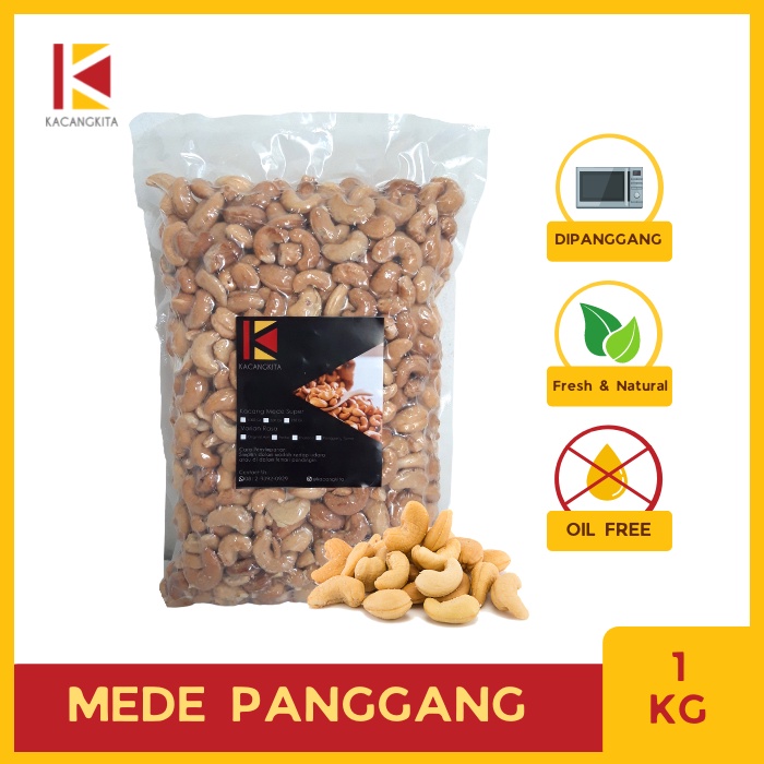 

Kacang mede panggang original tanpa bumbu 1000gr