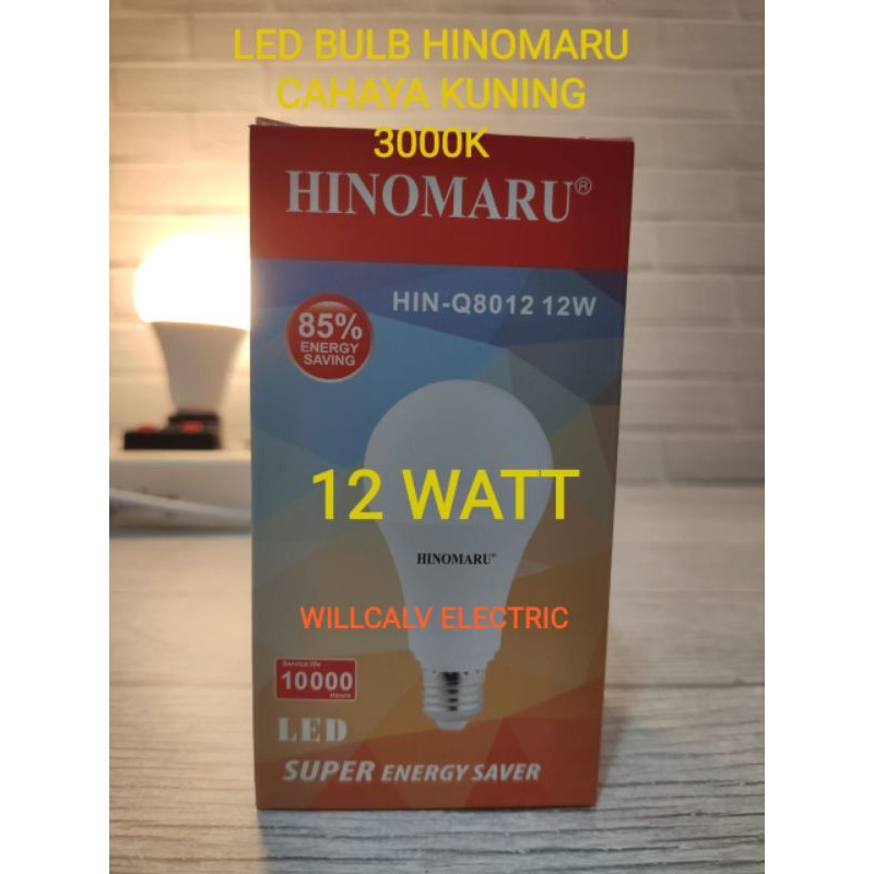 HINOMARU BULB 12W 12 WATT CAHAYA KUNING - LAMPU LED HINOMARU BULB 12W 12 WATT CAHAYA KUNING