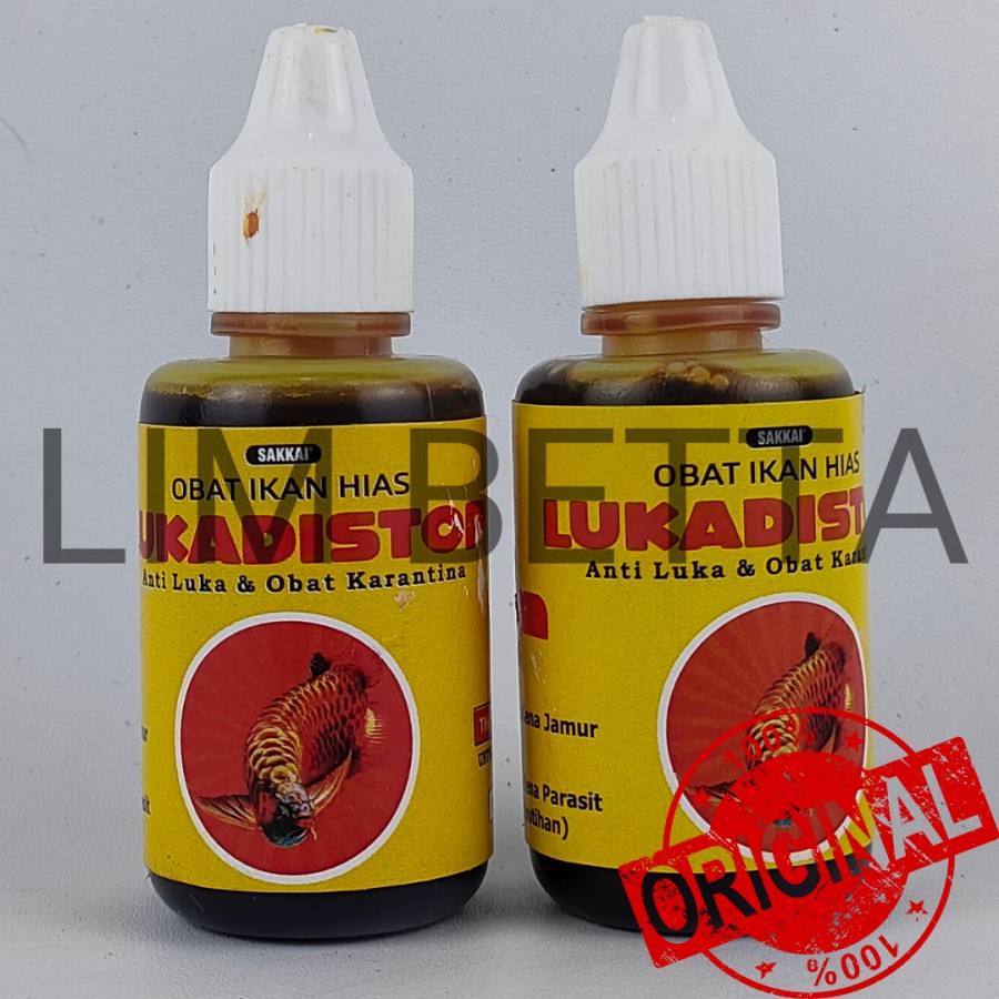 LUKADISTOP 30 ML / OBAT LUKA IKAN HIAS / OBAT IKAN