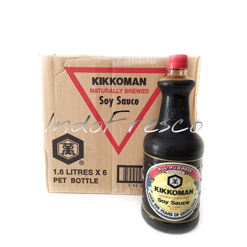 

KIKKOMAN SOY SAUCE SHOYU / KECAP JEPANG- 1.6 L
