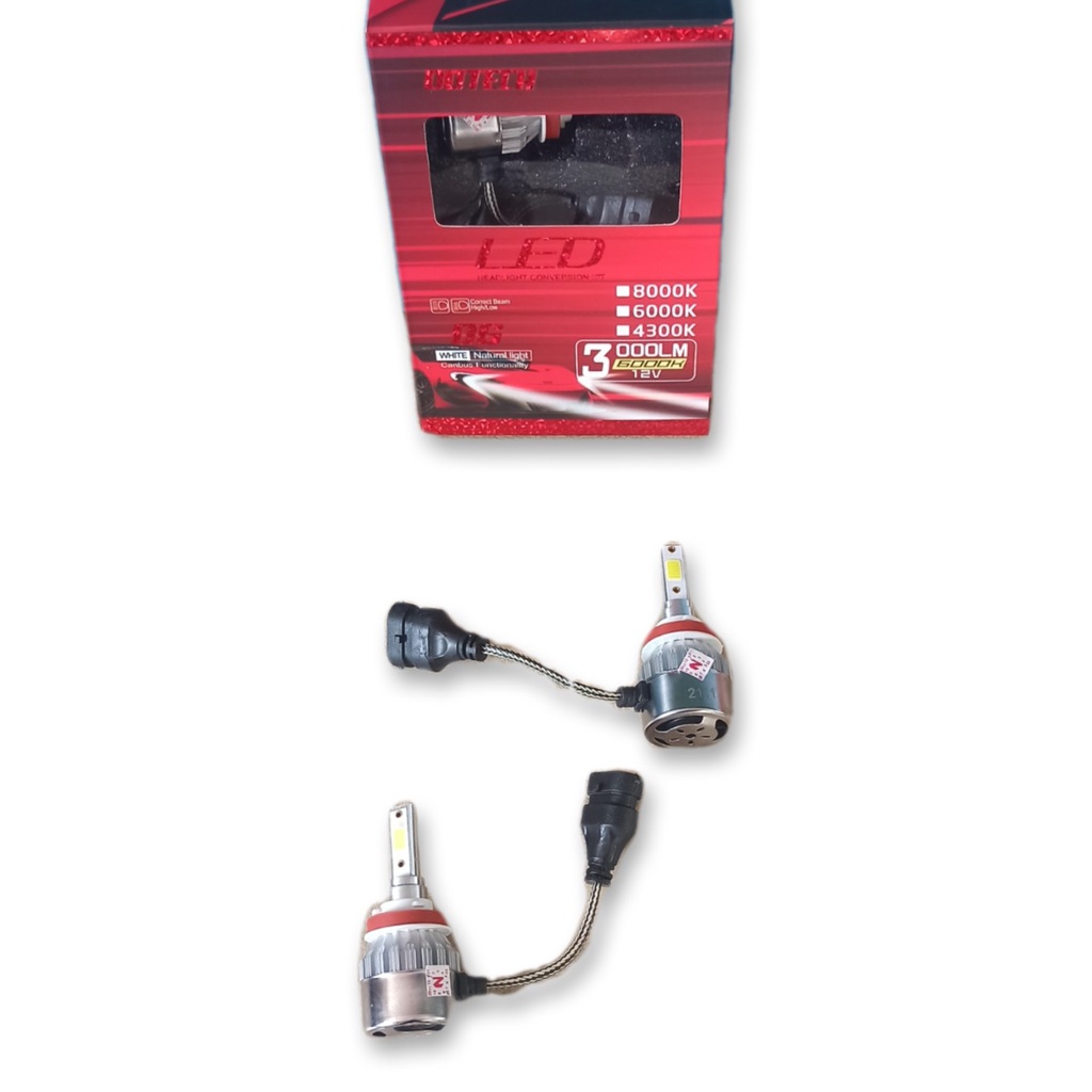 Lampu LED D6 Dotech Headlight Mobil H4 6000K - Dinasti Audio