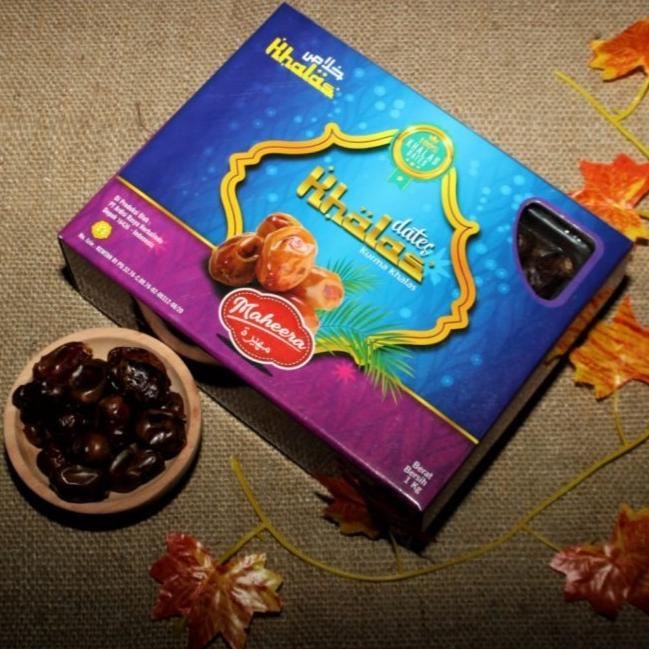 

GROSIR kurma original Khalas MAHEERA 1Kg Tamar Dates Khalas 1Kg