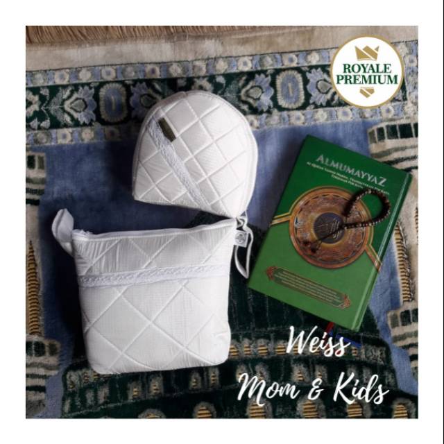 Mukena Couple Ibu Anak Royale Premium Weiss