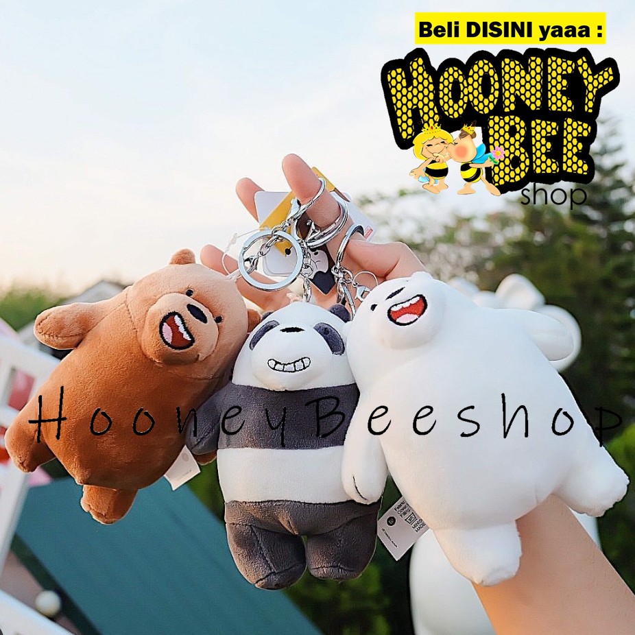 DIJAMIN ORIGINAL - Boneka We Bare Bears Gantungan Kunci ...