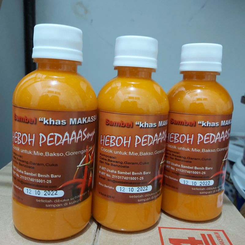 

Sambal Makassar 220ml