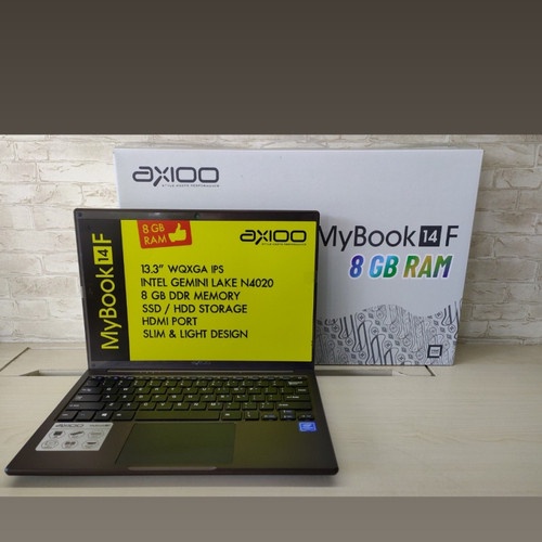 NOTEBOOK AXIOO 14F 13.3 INCHI 256 GB (8 GB)