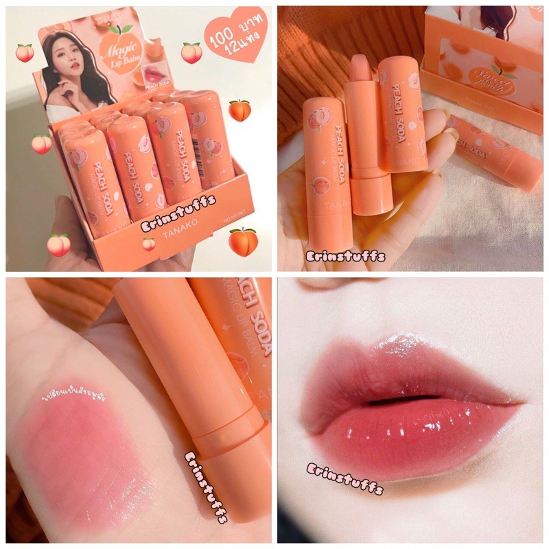 LIPBALM TANAKO PEACH SODA / TANAKO PEACH SODA LIP BALM