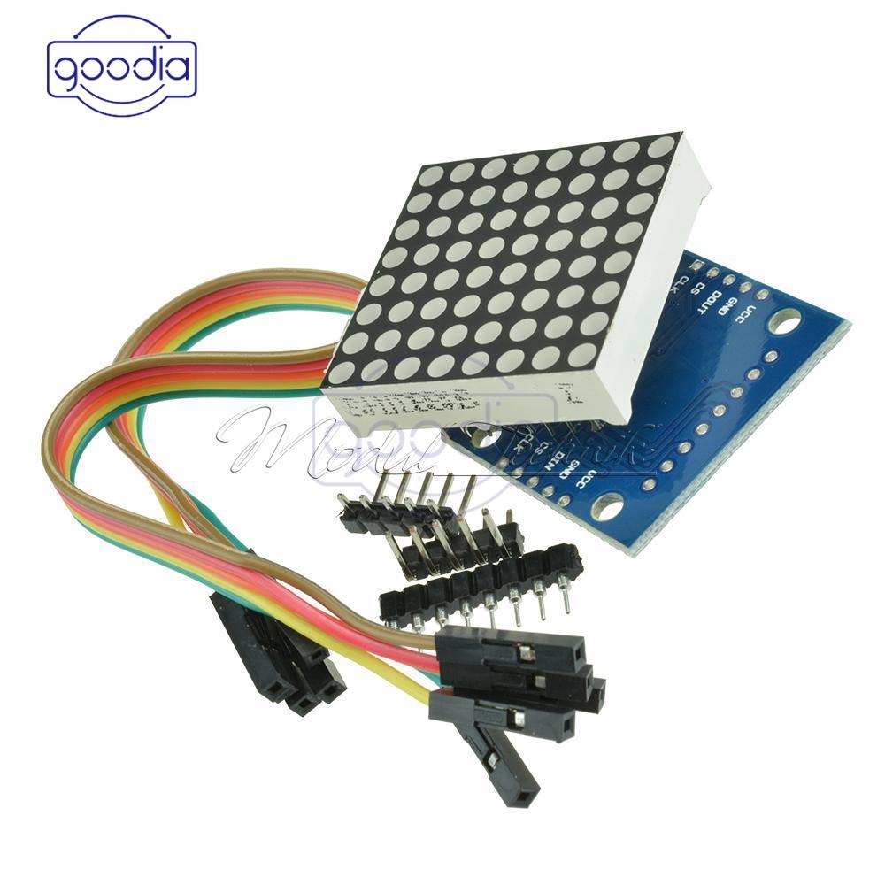 ✈【Fast/COD】✈ MAX7219 8x8 LED Punkt Matrix Modul Dot Matrix Module for Arduino Raspberry Pi