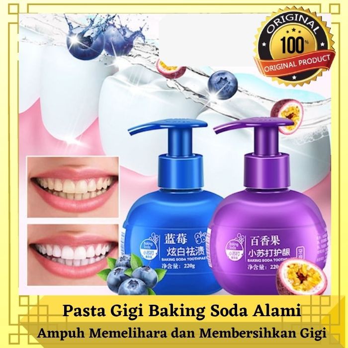 Pasta Gigi odol Baking Soda Toothpaste ampuh Pemutih pembersih karang gigi