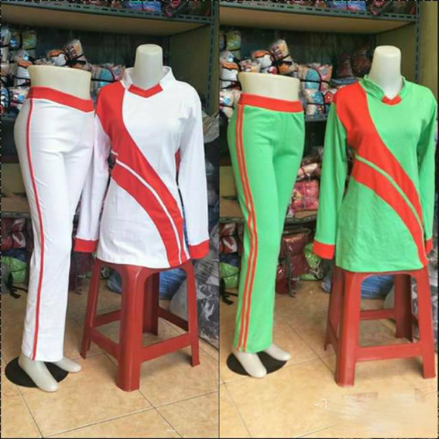 Murah stelan olahraga outdoor model terbaru termurah konfeksi senam seragaman Keren