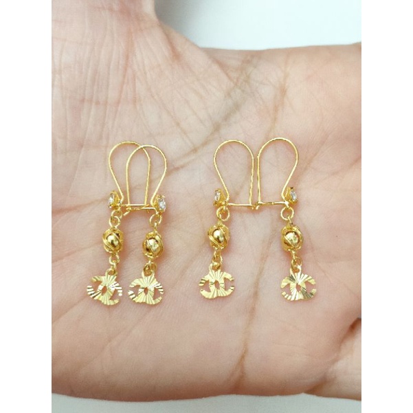 ANTING DEWASA PERAK 925 LAPIS EMAS 24K