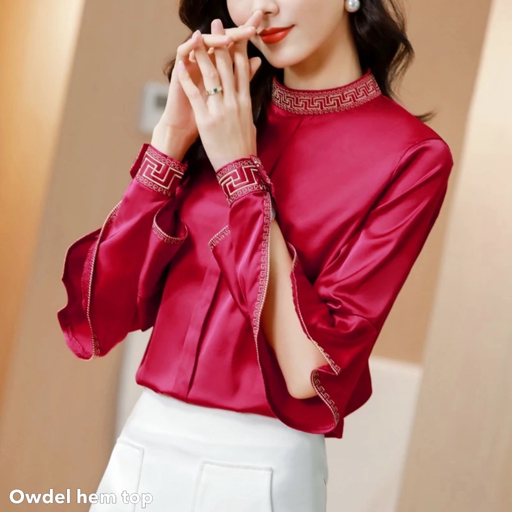 Owdel hem top -Thejanclothes