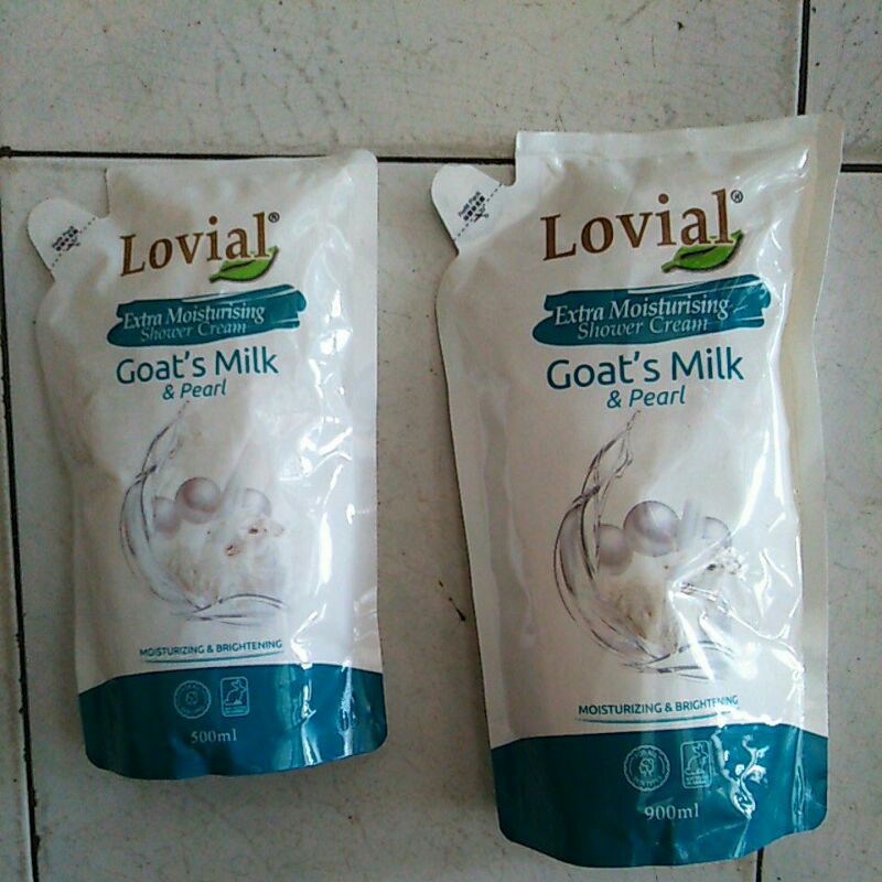 LOVIAL sabun mandi susu KAMBING *REVILL*