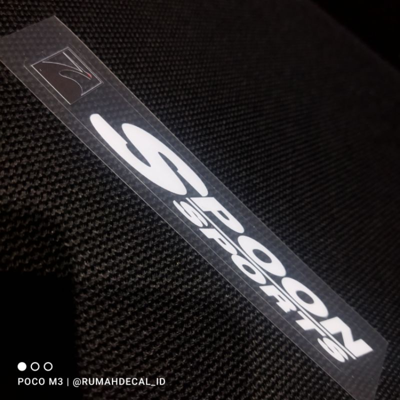 Stiker Kaca JDM Spoon Sport