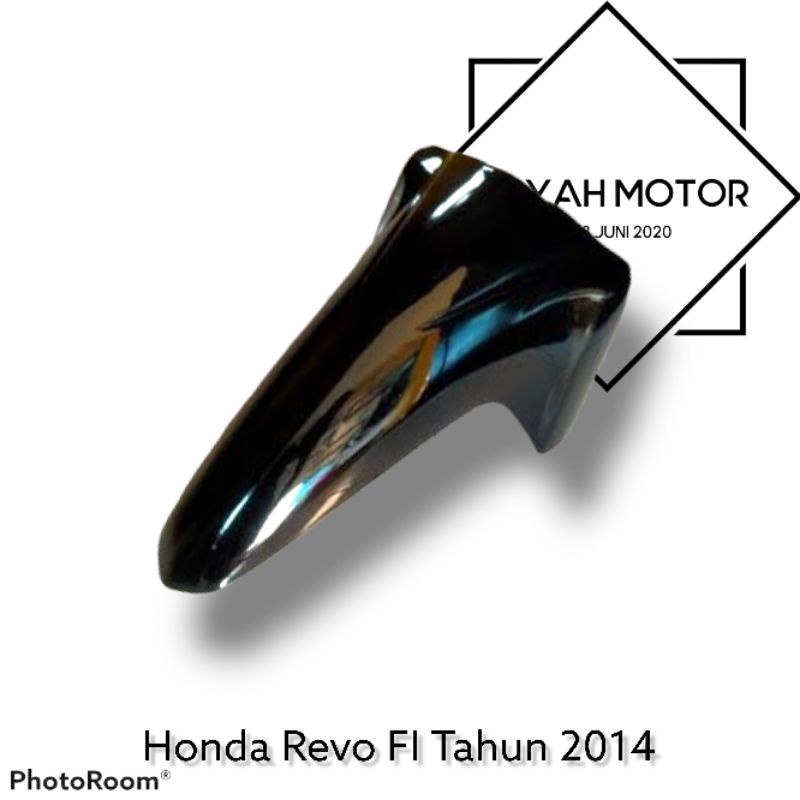 Bodi Halus Honda Revo FI Warna Hitam Tahun 2014