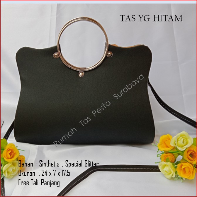 Tas Gliter,Tas Cantik,Tas Elegant,TAS YG HITAM