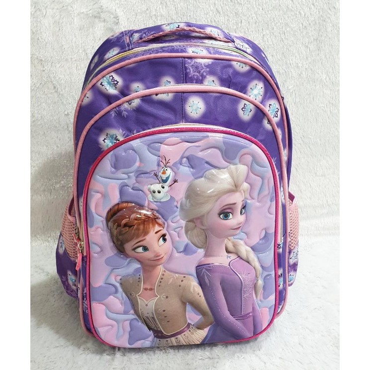 PROMO 10.10 RANSEL SD TAS ANAK SEKOLAH PEREMPUAN CEWE SD  Gambar Kuda Pony dan Putri Cantik LILAC CANDY Odet Snow Happy Polka Duet 3Resleting  ( 16&quot; )