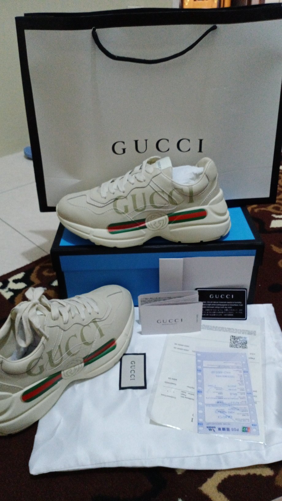 harga sepatu gucci rhyton original