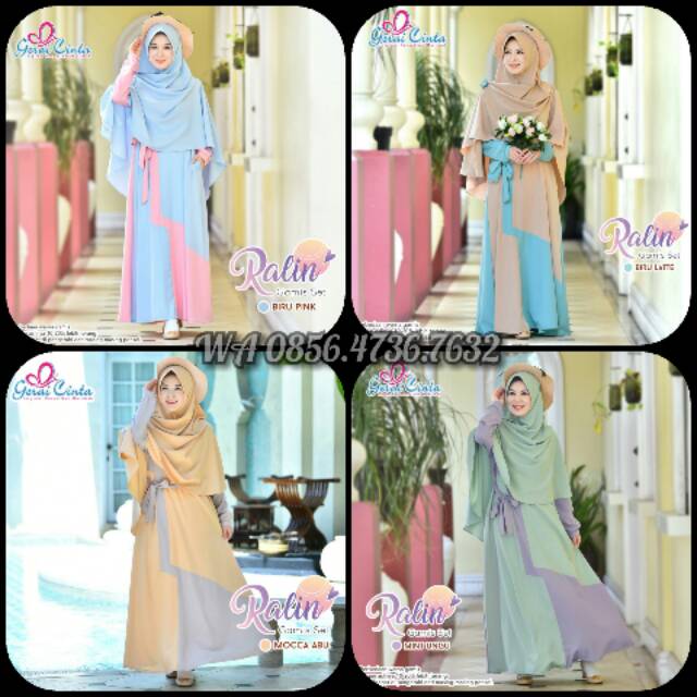 Gamis Set Ralin 3 by Gerai Cinta