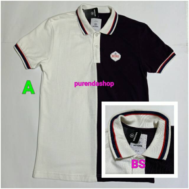 Kaos Polo Pria merk NEVADA original branded matahari