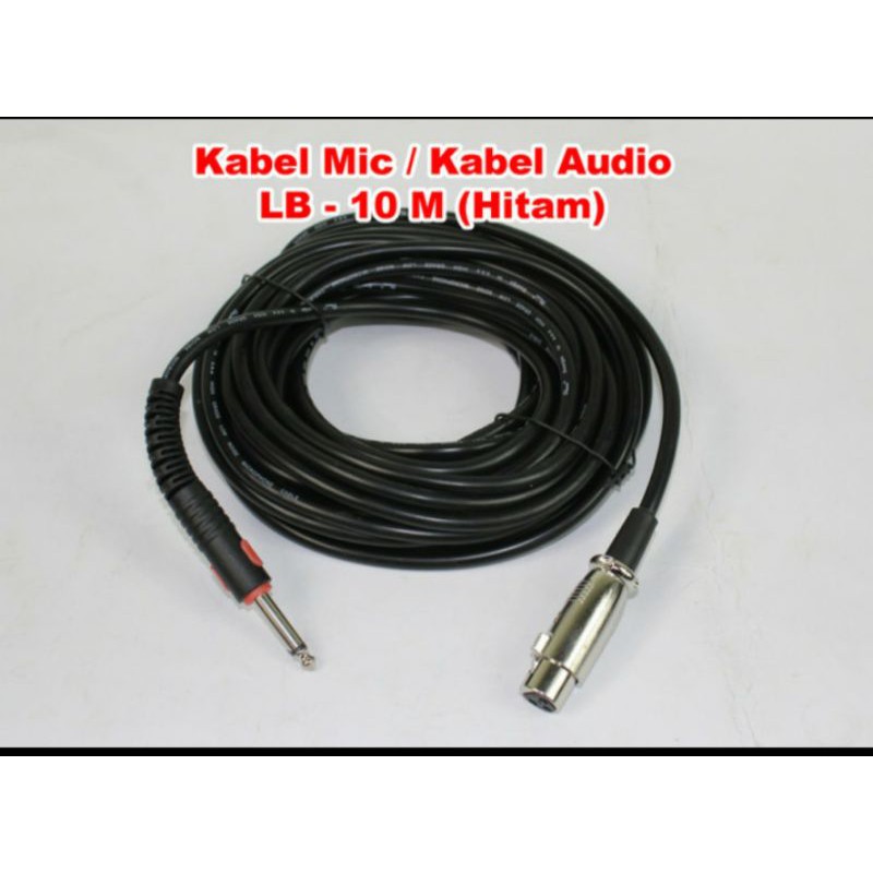 Kabel Mic 10 Meter / Kabel Microphone 10 Meter