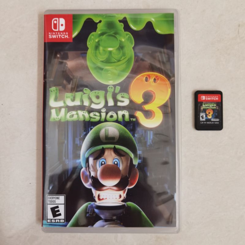 Luigi Mansion 3 Nintendo Switch Kaset Preloved