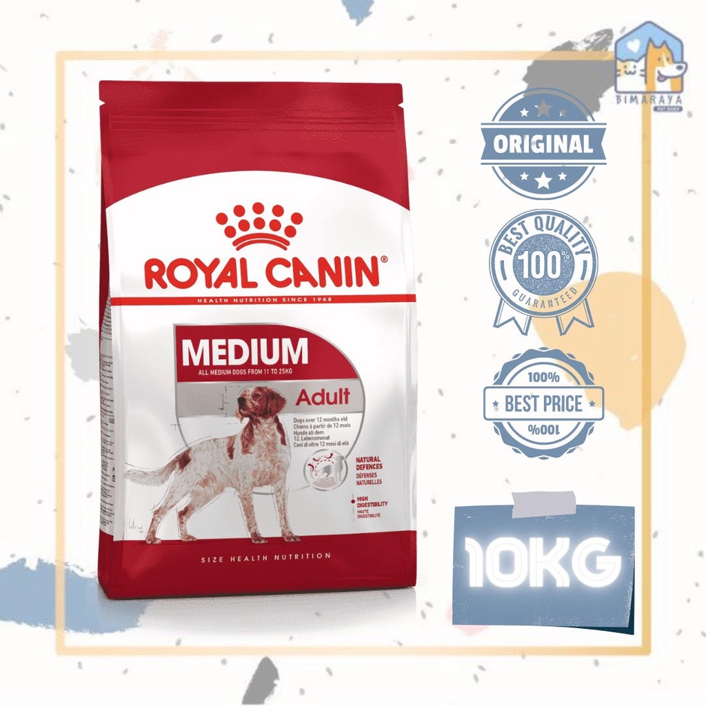 ROYAL CANIN MEDIUM ADULT 10KG FRESHPACK (KHUSUS GOSEND/GRAB))