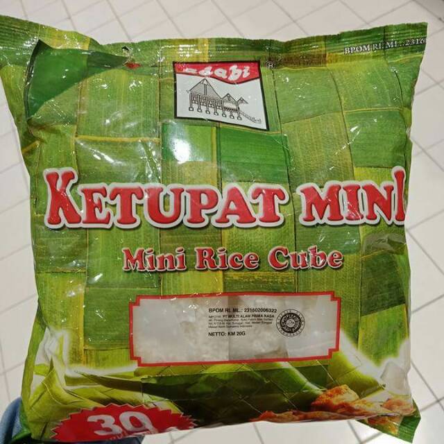 

Ketupat Mini Rice Cube Rebus 60 mnt Siap saji beras wangi from Malaysia origin Adabi