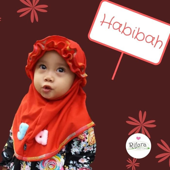 Jilbab Anak RIFARA HABIBAH ( Size XS, S dan M ) , Jilbab Baby